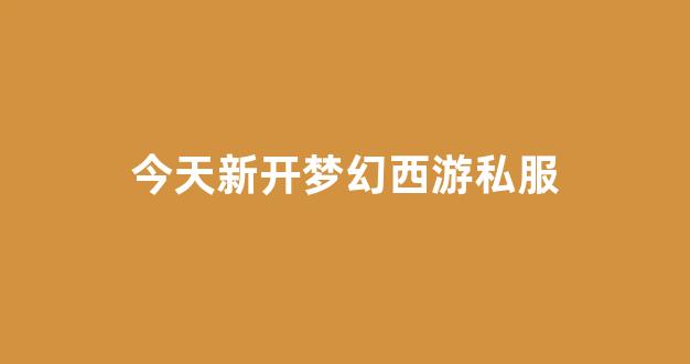 好梦幻西游sf